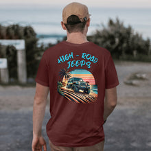 Load image into Gallery viewer, Jeep at Sunset on the Beach - Unisex Crew Neck