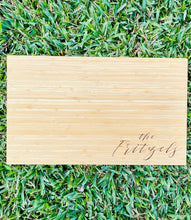 Load image into Gallery viewer, Family Name Cutting Board