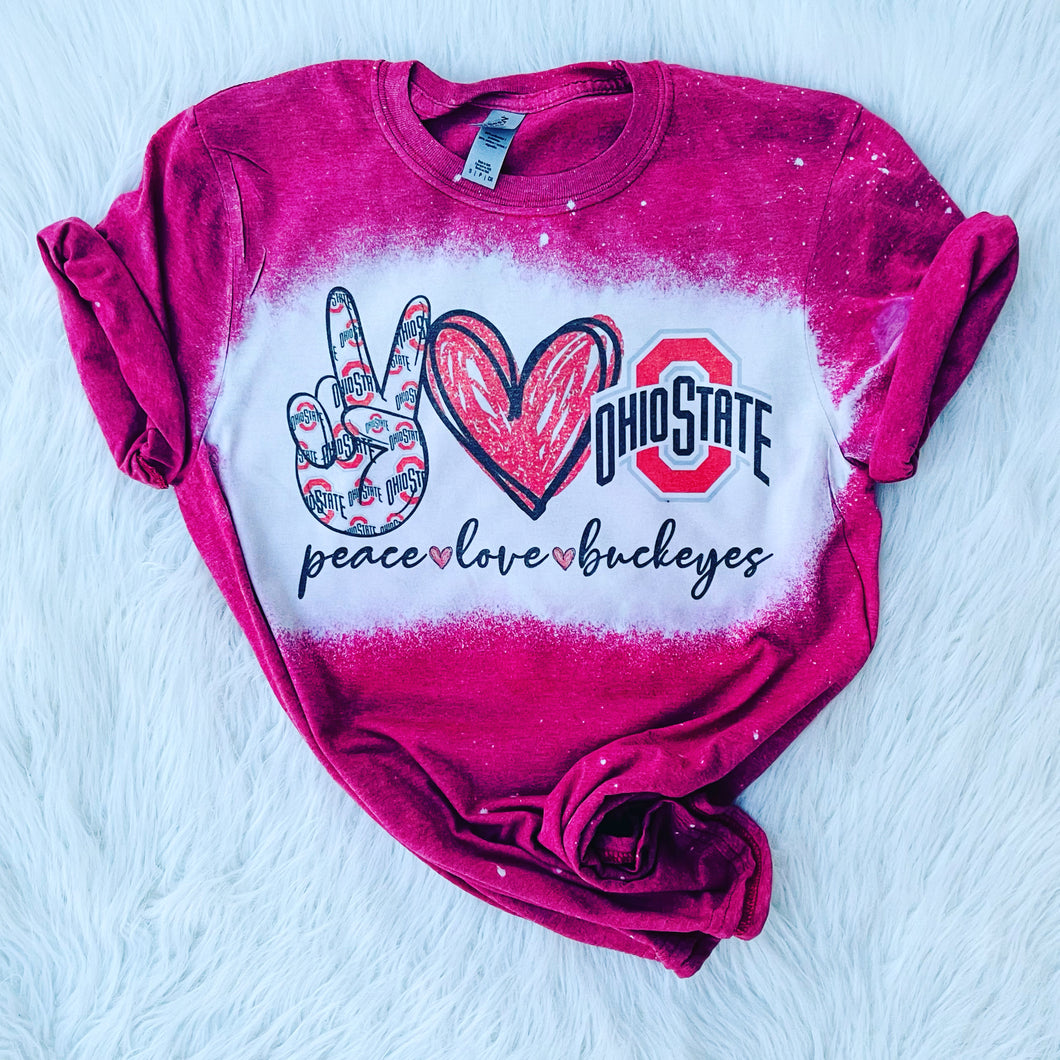 Peace Love Buckeyes