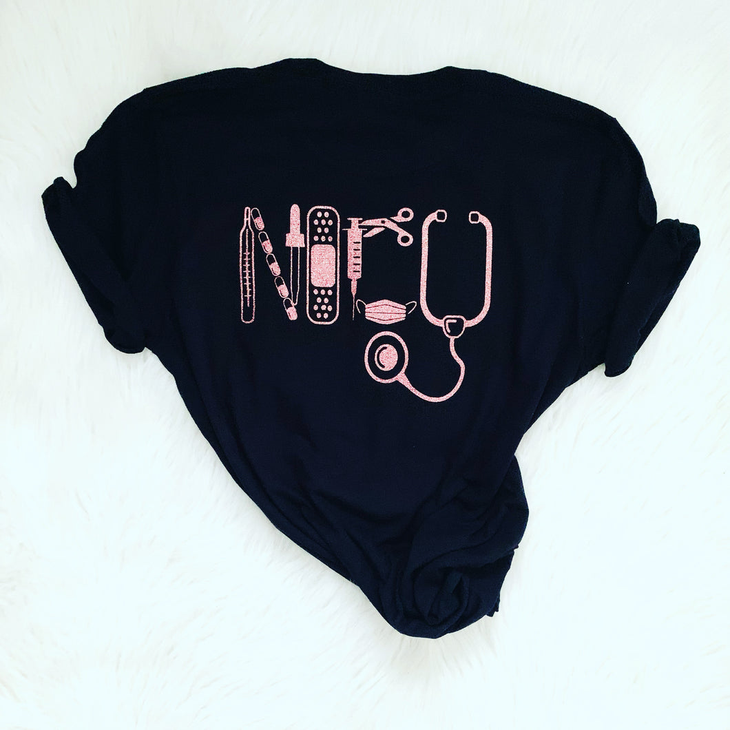NICU with Medical Instruments