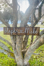 Load image into Gallery viewer, Personalized Name Signs for Couples
