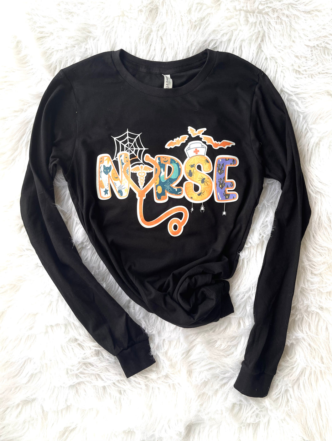 Nurse Halloween Full Print Glitter