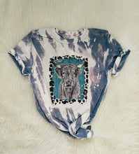 Load image into Gallery viewer, Highland Cow with Leopard Print
