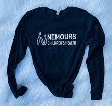 Load image into Gallery viewer, Nemours Shirt - LONG SLEEVE - FRONT ONLY
