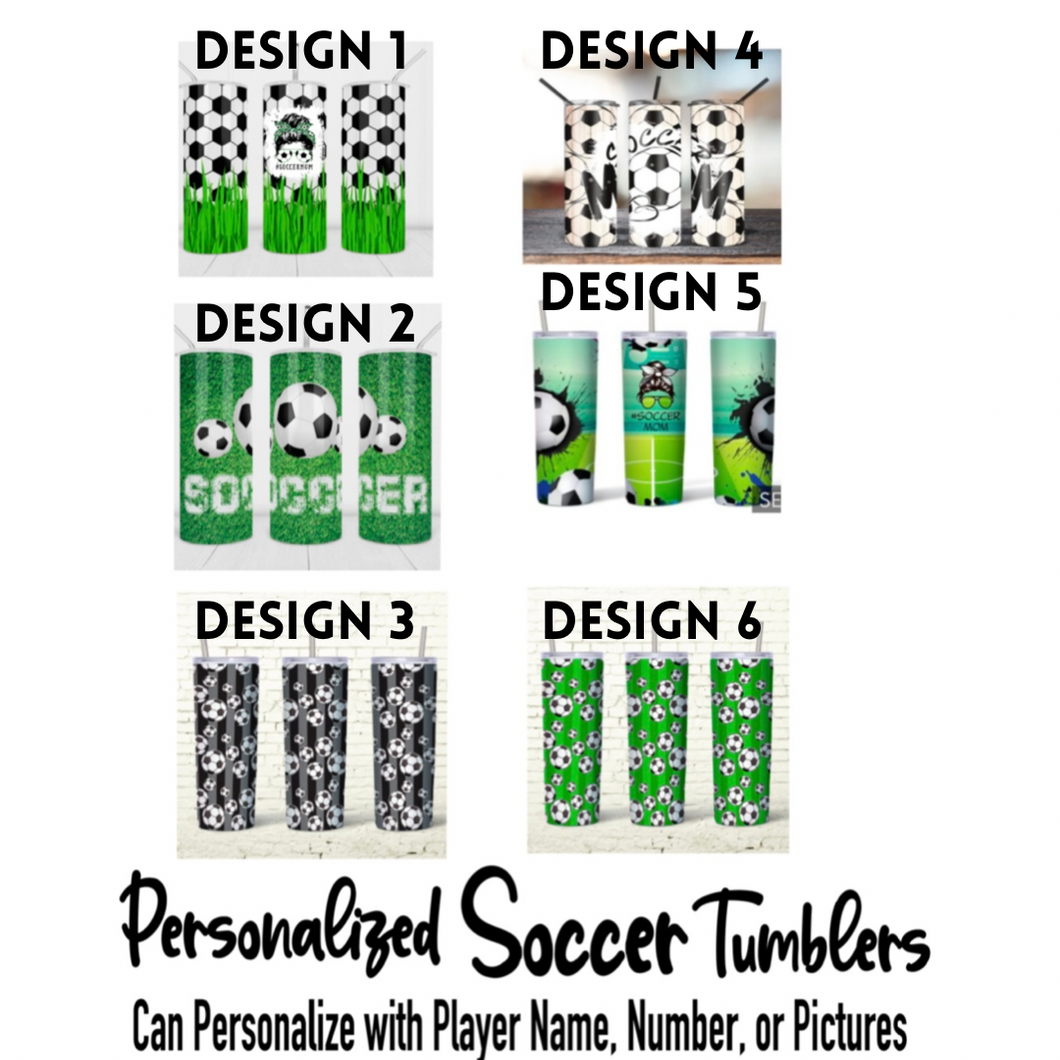 Personalized Soccer Tumbler